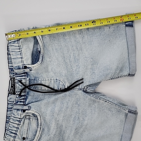 Zoo York Men's Denim Light Blue Jean Jogger Short Faded Size Small - Picture 13 of 14